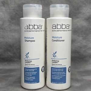 ABBA Moisture Shampoo‎ & Conditioner SET 8 oz w/Peppermint & Olive Butter